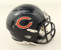 Roschon Johnson Signed Bears Speed Mini Helmet (JSA & PIA) at PristineAuction.com