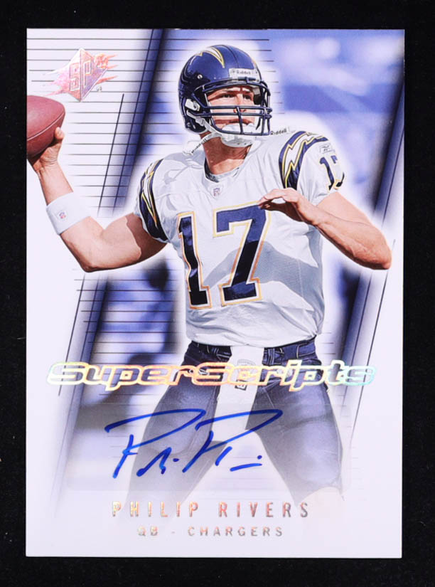 Philip Rivers 2006 SPx Super Scripts Autographs #SSPR at PristineAuction.com Philip Rivers 2006 SPx Super Scripts Autographs #SSPR at PristineAuction.com