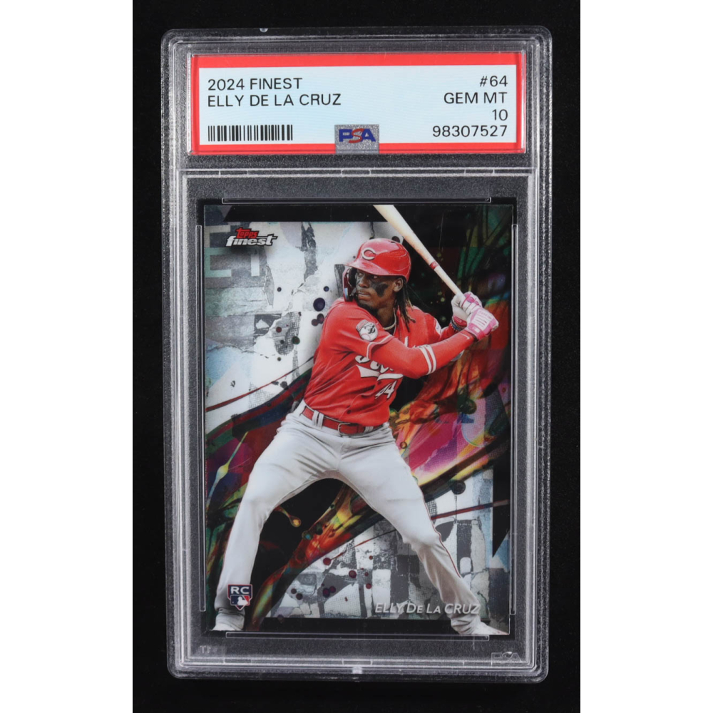 Elly De La Cruz 2024 Finest #64 RC (PSA 10) at PristineAuction.com