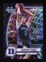 Cooper Flagg 2024-25 Bowman Chrome University Black Wave Refractors #16 RC at PristineAuction.com