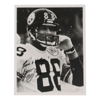 Lynn Swann Signed Steelers 8x10 Photo Inscribed "Peace + Victory!" (JSA) at PristineAuction.com