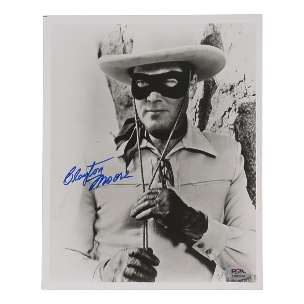 Clayton Moore Signed "The Lone Ranger" 8x10 Photo (PSA) at PristineAuction.com