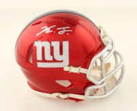 Kayvon Thibodeaux Signed Giants Flash Alternate Speed Mini Helmet (JSA & PIA) at PristineAuction.com