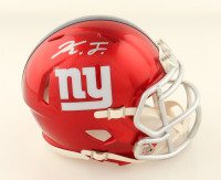 Kayvon Thibodeaux Signed Giants Flash Alternate Speed Mini Helmet (JSA & PIA) at PristineAuction.com