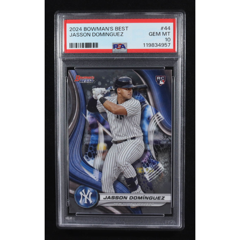 Jasson Dominguez 2024 Bowman's Best #44 RC (PSA 10) at PristineAuction.com
