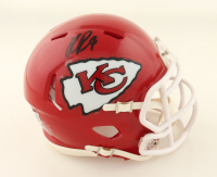 Rashee Rice Signed Chiefs Speed Mini Helmet (Beckett & PIA) at PristineAuction.com