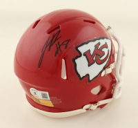 Justyn Ross Signed Chiefs Speed Mini Helmet (Beckett & PIA) at PristineAuction.com