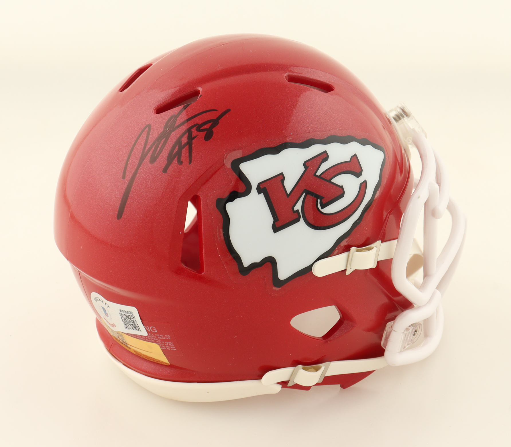 Justyn Ross Signed Chiefs Speed Mini Helmet (Beckett & PIA) at PristineAuction.com Justyn Ross Signed Chiefs Speed Mini Helmet (Beckett & PIA) at PristineAuction.com