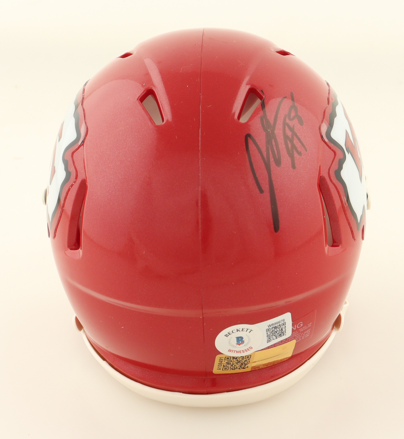 Justyn Ross Signed Chiefs Speed Mini Helmet (Beckett & PIA) at PristineAuction.com Justyn Ross Signed Chiefs Speed Mini Helmet (Beckett & PIA) at PristineAuction.com