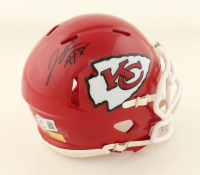 Justyn Ross Signed Chiefs Speed Mini Helmet (Beckett & PIA) at PristineAuction.com