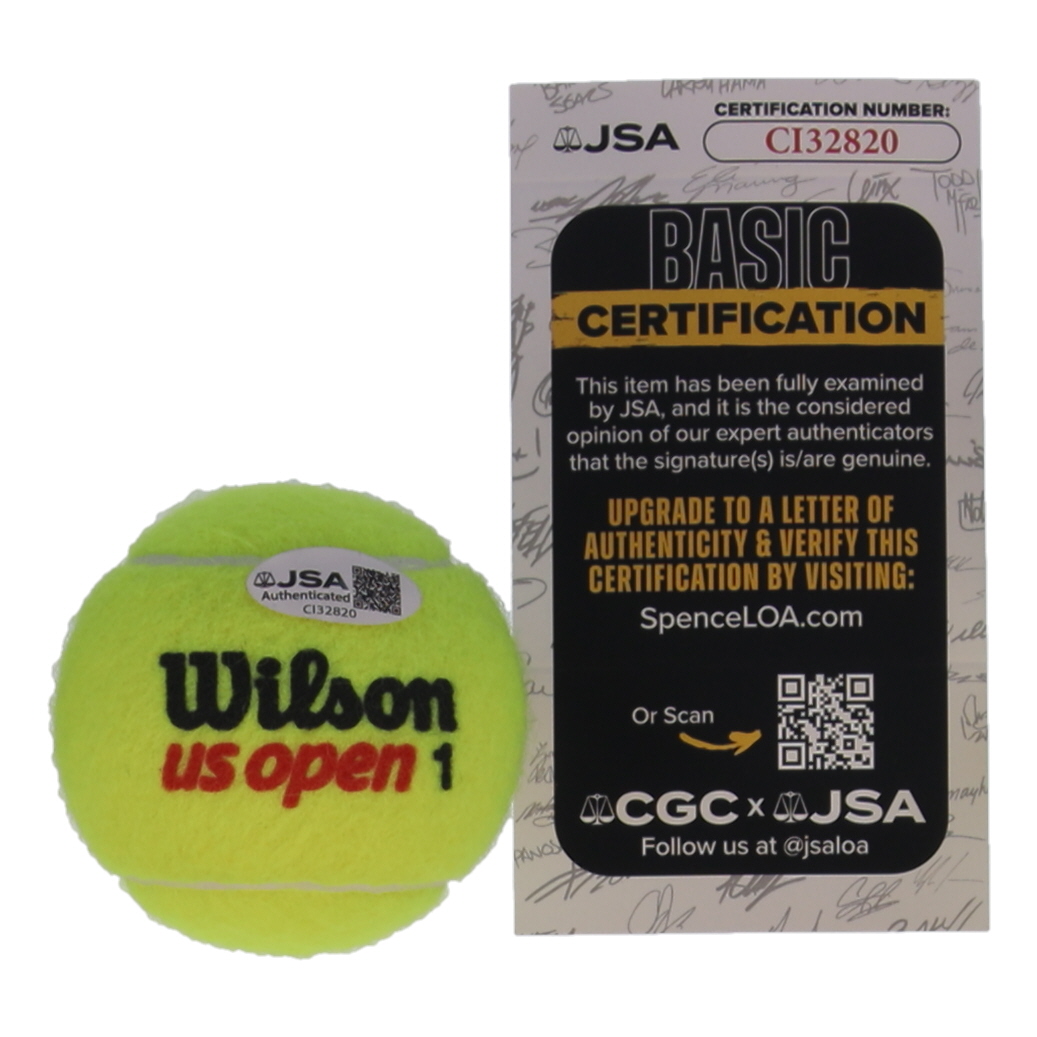 Reilly Opelka Signed Tennis Ball (JSA) at PristineAuction.com Reilly Opelka Signed Tennis Ball (JSA) at PristineAuction.com
