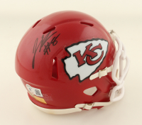 Justyn Ross Signed Chiefs Speed Mini Helmet (Beckett & PIA) at PristineAuction.com
