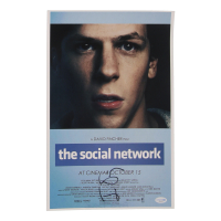 Jesse Eisenberg Signed "The Social Network" 11x17 Photo (ACOA) at PristineAuction.com