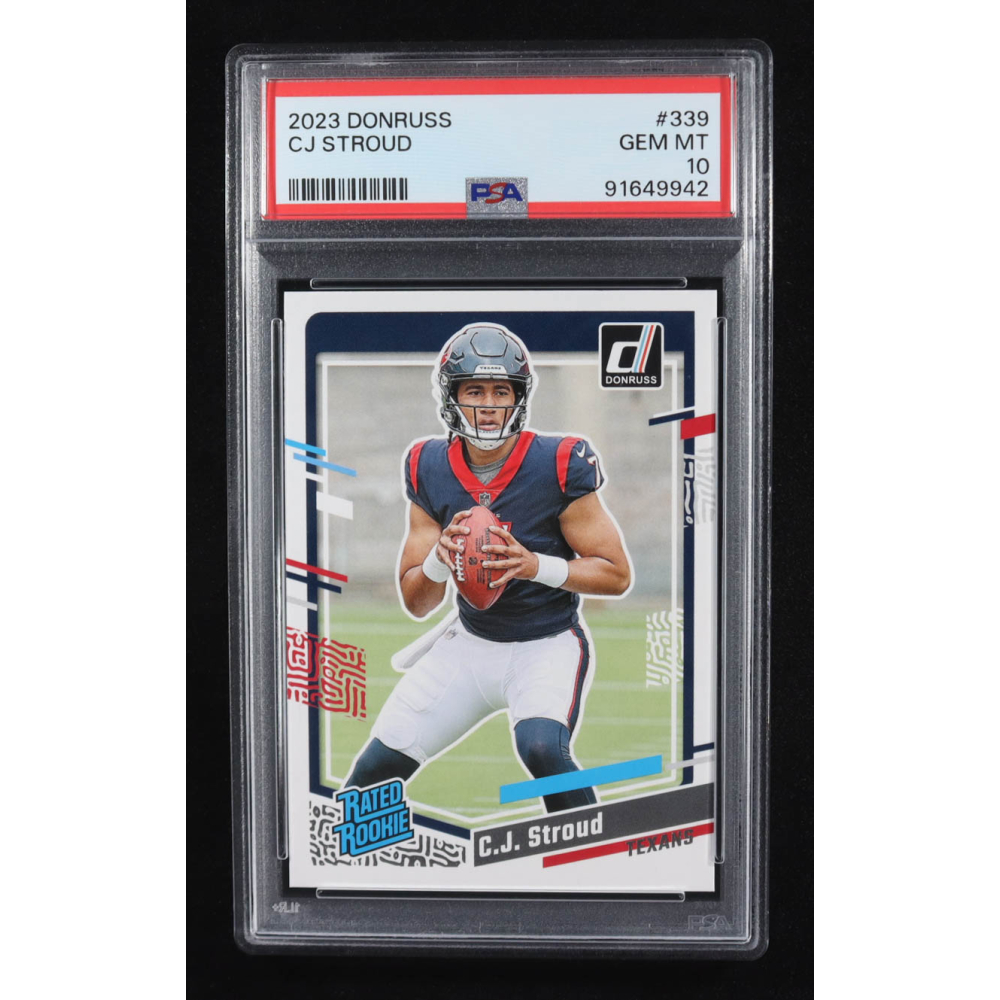 CJ Stroud 2023 Donruss #339 RR RC (PSA 10) at PristineAuction.com
