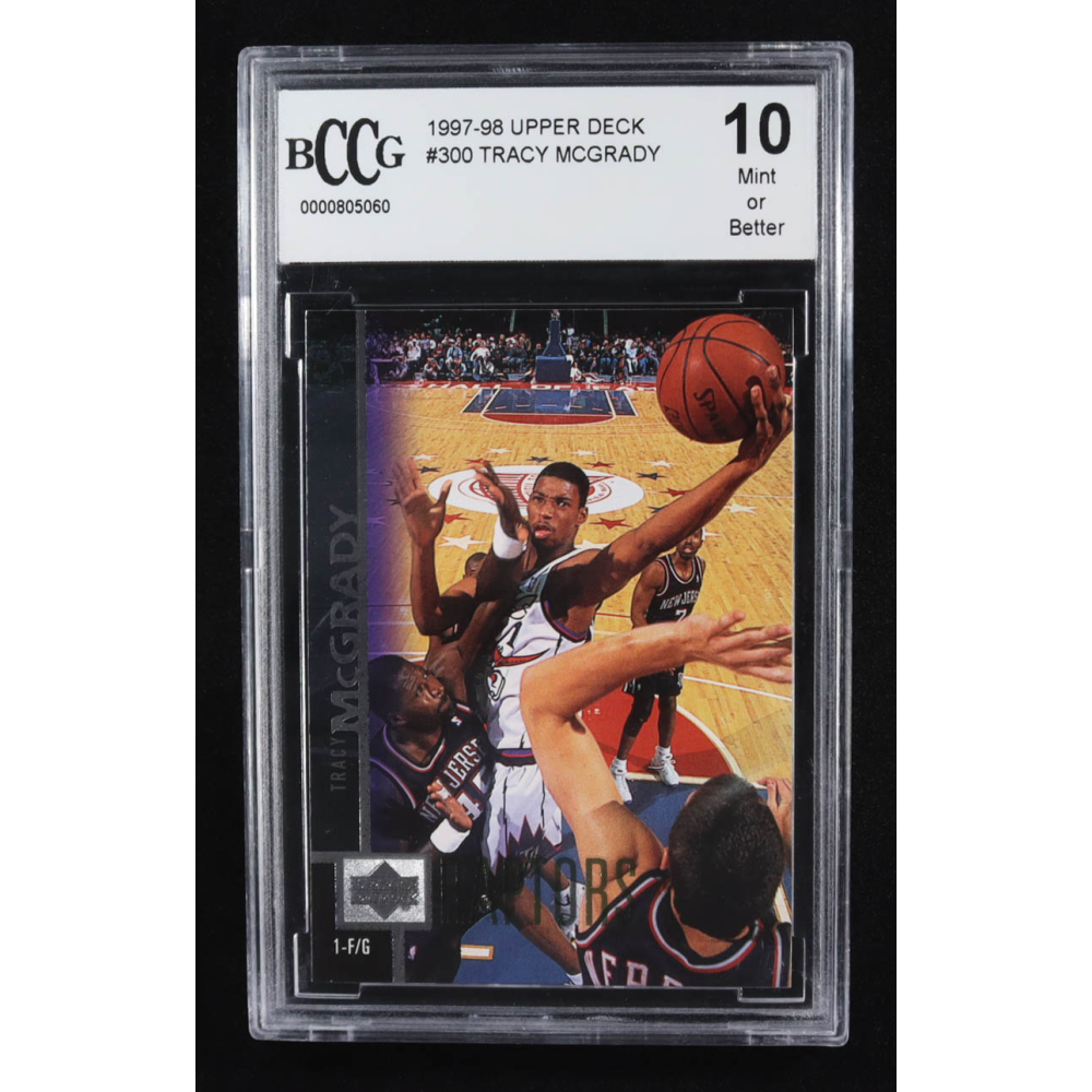 Tracy McGrady 1997-98 Upper Deck #300 RC (BCCG 10) at PristineAuction.com