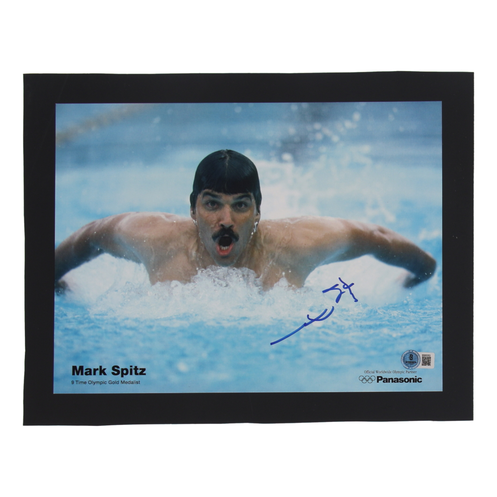 Mark Spitz Signed Custom Matted Photo (Beckett) at PristineAuction.com