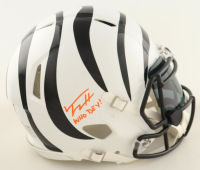 Trey Hendrickson Signed Bengals Full-Size Authentic On-Field Speed Helmet With Visor Inscribed "Who Dey" (Beckett) at PristineAuction.com