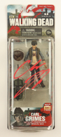 Chandler Riggs Signed "The Walking Dead" Carl Grimes Series 4 McFarlane Action Figure (JSA) at PristineAuction.com