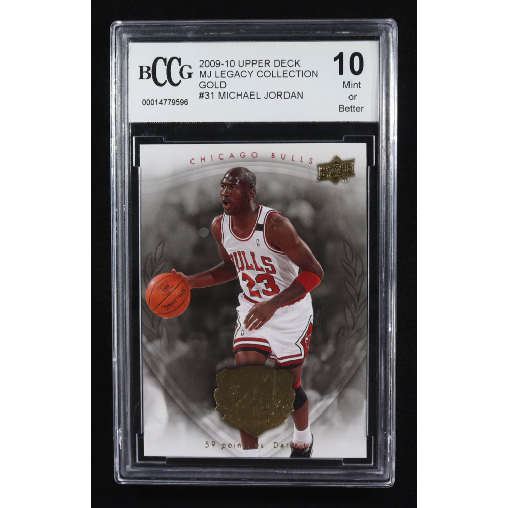 Michael Jordan 2009-10 Upper Deck Michael Jordan Legacy Collection Gold #31 (BCCG 10) at PristineAuction.com