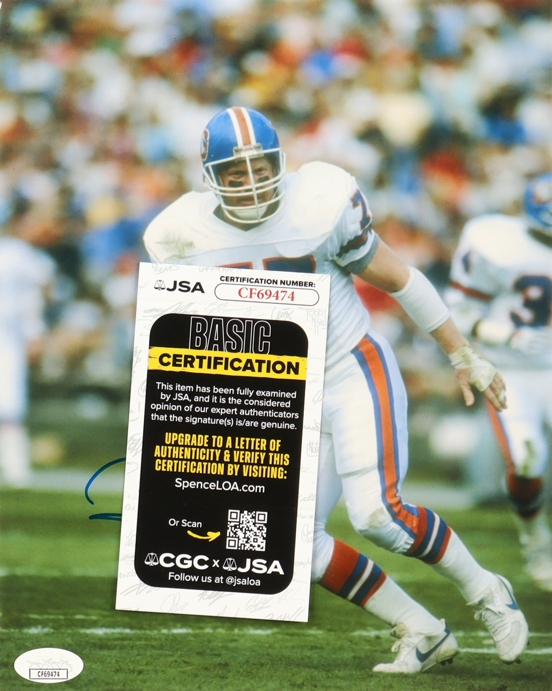 Karl Mecklenburg Signed Broncos 8x10 Photo (JSA) at PristineAuction.com Karl Mecklenburg Signed Broncos 8x10 Photo (JSA) at PristineAuction.com