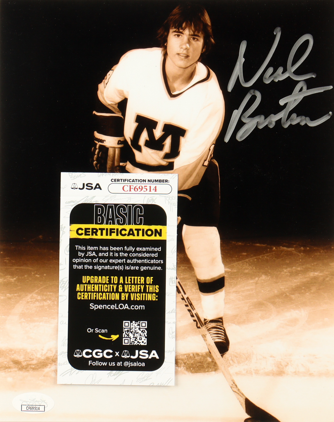 Neal Broten Signed Minnesota Golden Gophers 8x10 Photo (JSA) at PristineAuction.com Neal Broten Signed Minnesota Golden Gophers 8x10 Photo (JSA) at PristineAuction.com