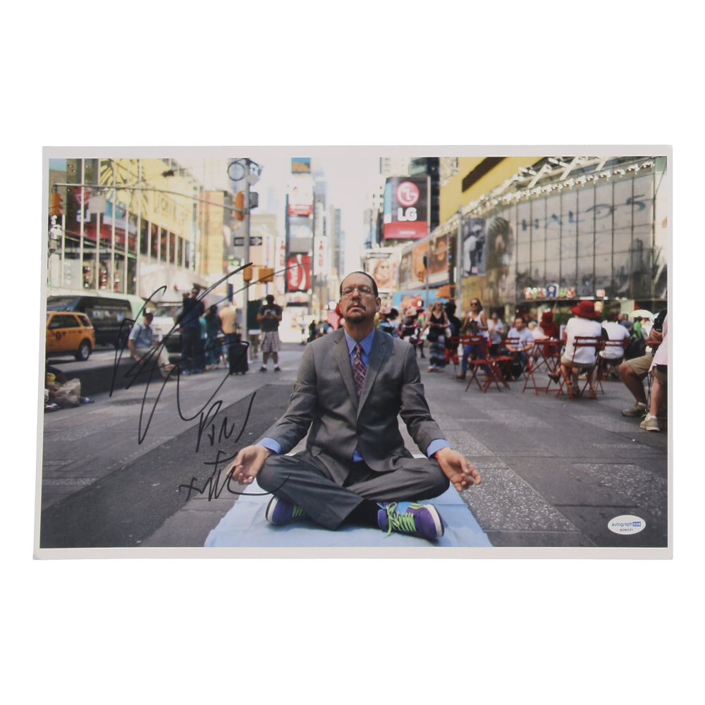 Penn Jillette Signed 11x17 Photo (ACOA) at PristineAuction.com