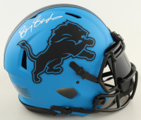 Barry Sanders Signed Lions Full-Size Authentic On-Field Rave Alternate Speed Helmet (Schwartz) at PristineAuction.com