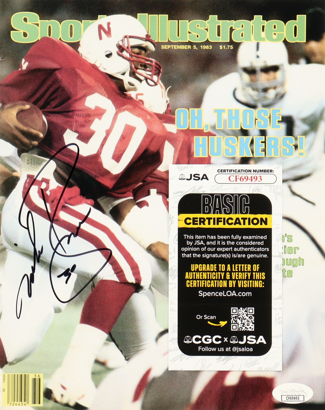 Mike Rozier Signed Nebraska Cornhuskers 8x10 Photo (JSA) at PristineAuction.com Mike Rozier Signed Nebraska Cornhuskers 8x10 Photo (JSA) at PristineAuction.com