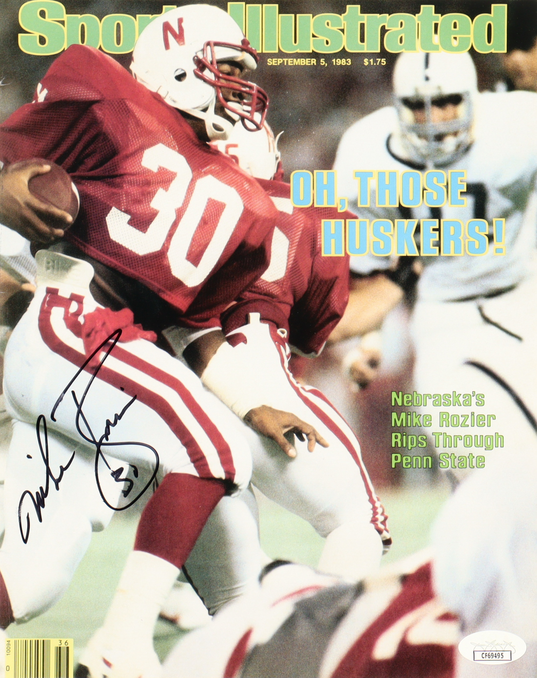 Mike Rozier Signed Nebraska Cornhuskers 8x10 Photo (JSA) at PristineAuction.com Mike Rozier Signed Nebraska Cornhuskers 8x10 Photo (JSA) at PristineAuction.com