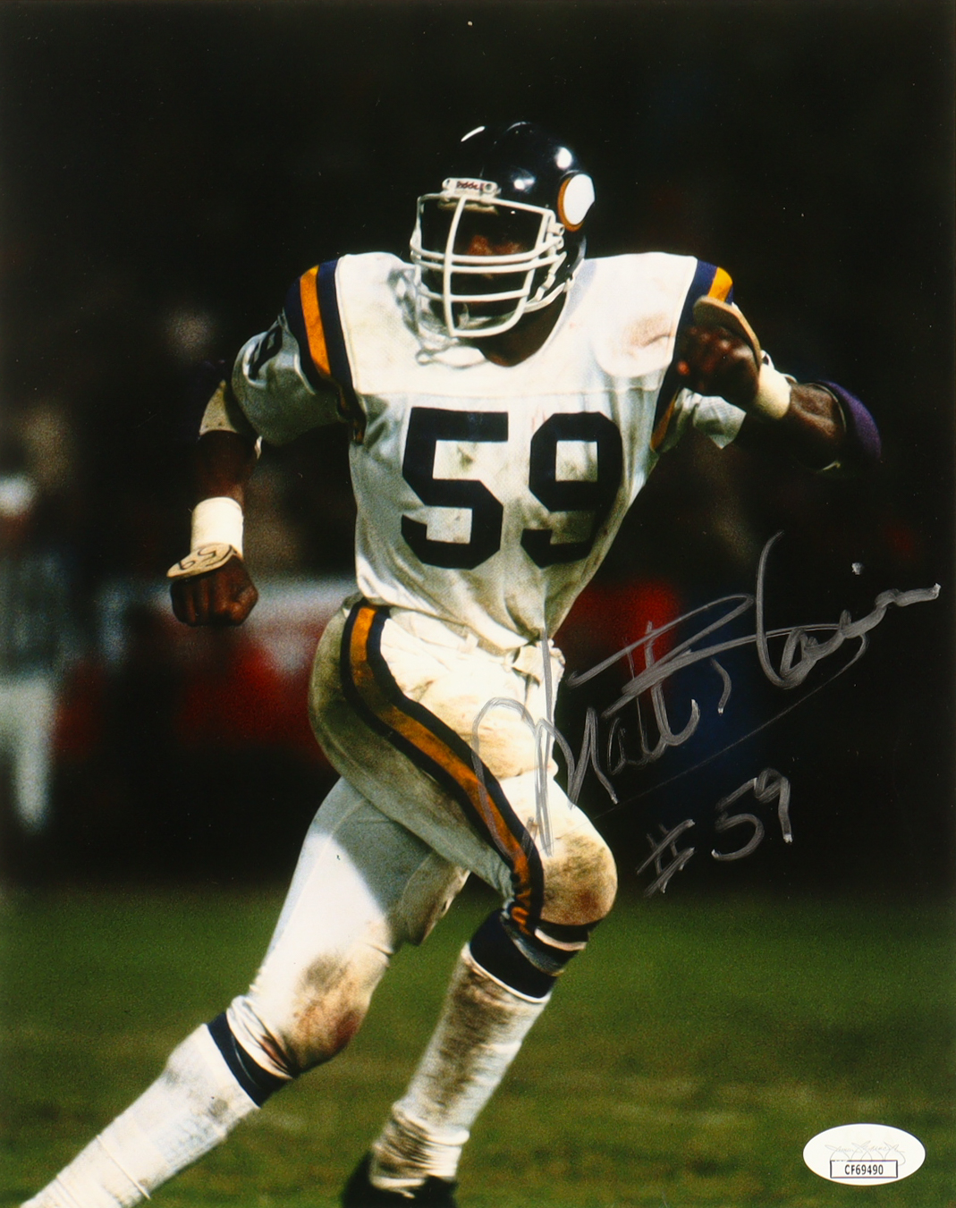 Matt Blair Signed Vikings 8x10 Photo (JSA) at PristineAuction.com Matt Blair Signed Vikings 8x10 Photo (JSA) at PristineAuction.com