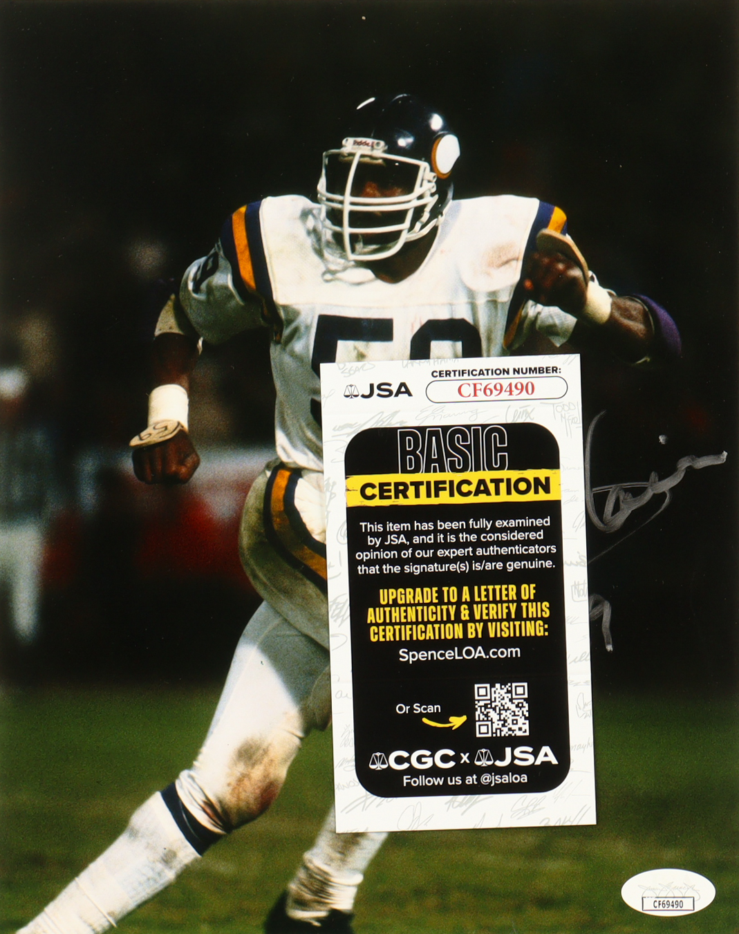 Matt Blair Signed Vikings 8x10 Photo (JSA) at PristineAuction.com Matt Blair Signed Vikings 8x10 Photo (JSA) at PristineAuction.com