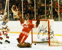 John Harrington Signed Team USA 8x10 Photo Inscribed "'80 Gold!" (JSA) at PristineAuction.com