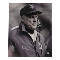 Bud Grant Signed Vikings 16x20 Photo Inscribed "HOF 94" (Beckett) at PristineAuction.com