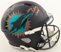 Ricky Williams Signed Dolphins Full-Size Miami Vice Alternate Speed Helmet Inscribed "2002 Rushing Champ" (Beckett) at PristineAuction.com