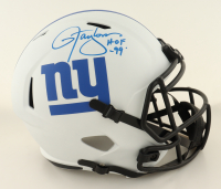 Lawrence Taylor Signed Giants Full-Size Lunar Eclipse Alternate Speed Helmet Inscribed "HOF -99" (Beckett) at PristineAuction.com