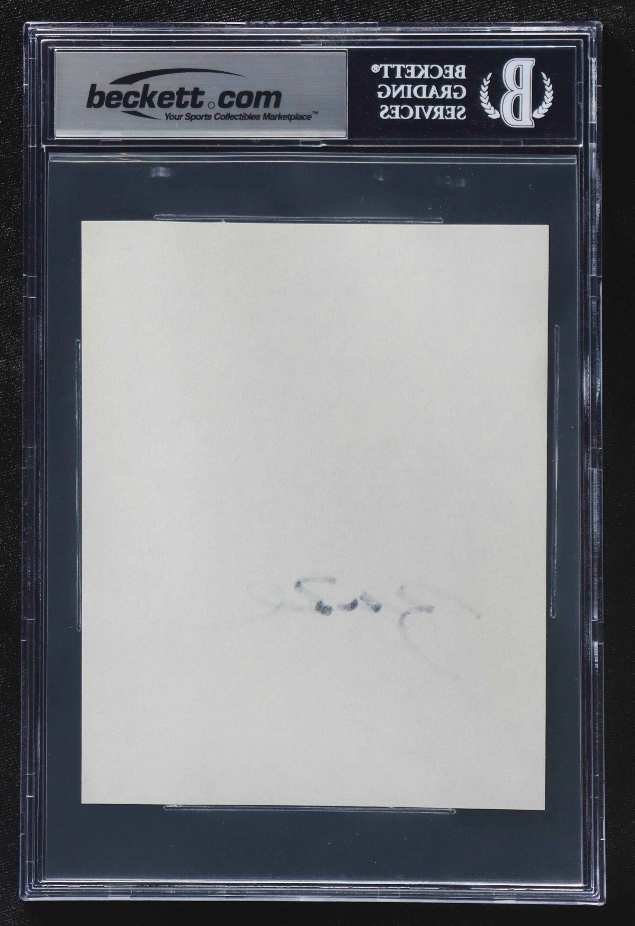 George W. Bush Signed 5x6 Cut (BGS) at PristineAuction.com George W. Bush Signed 5x6 Cut (BGS) at PristineAuction.com