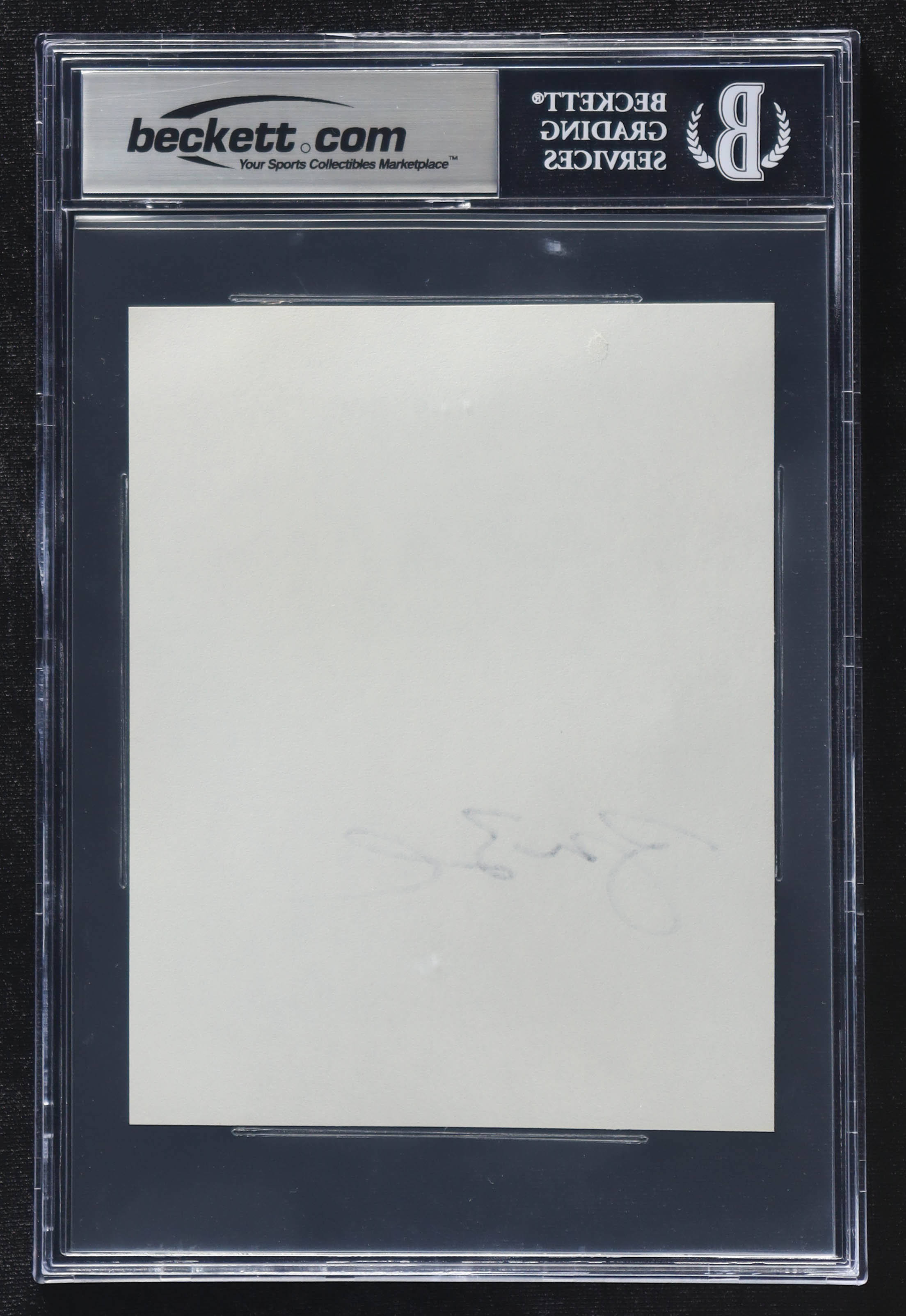 George W. Bush Signed 5x6 Cut (BGS) at PristineAuction.com George W. Bush Signed 5x6 Cut (BGS) at PristineAuction.com