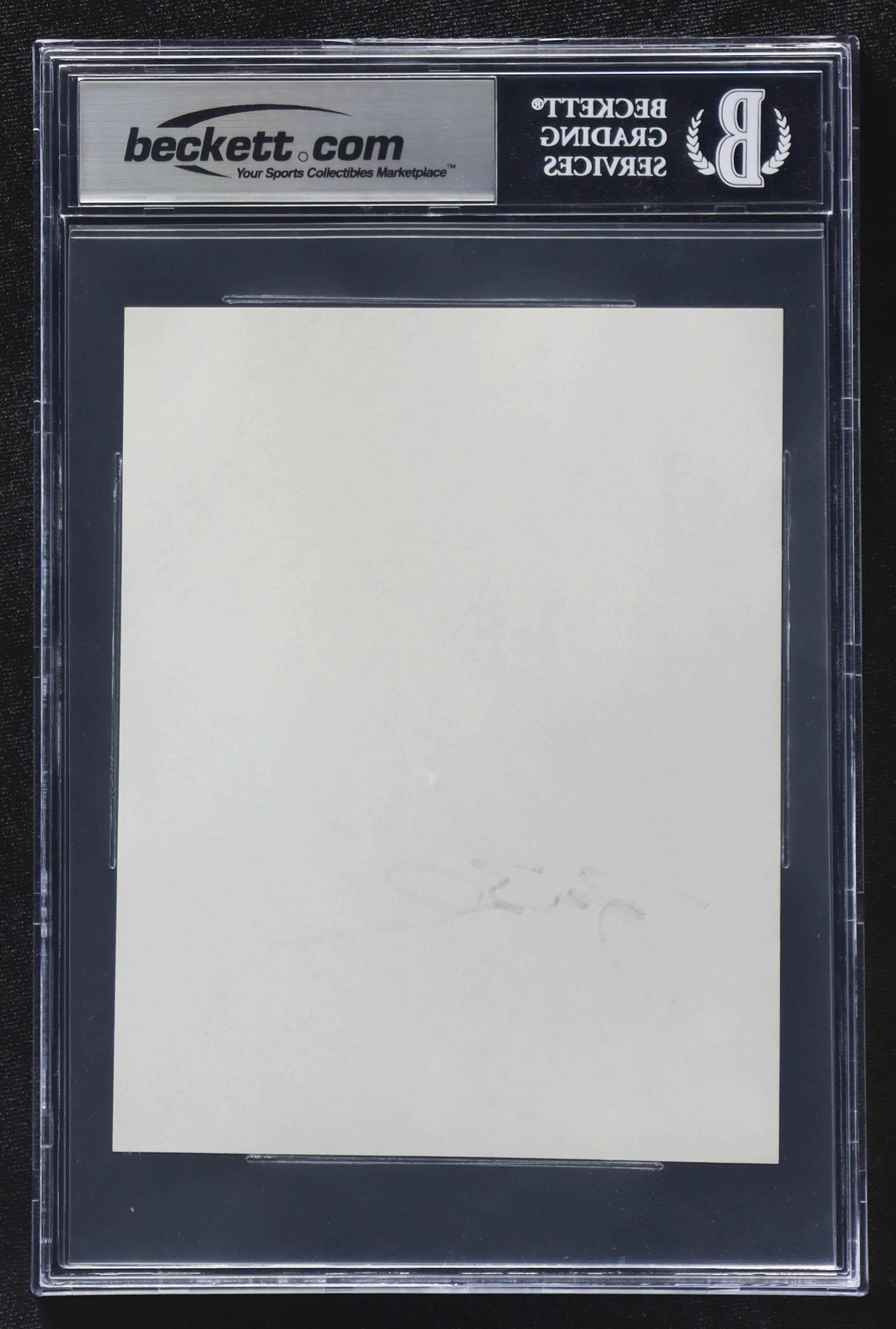 George W. Bush Signed 5x6 Cut (BGS) at PristineAuction.com George W. Bush Signed 5x6 Cut (BGS) at PristineAuction.com