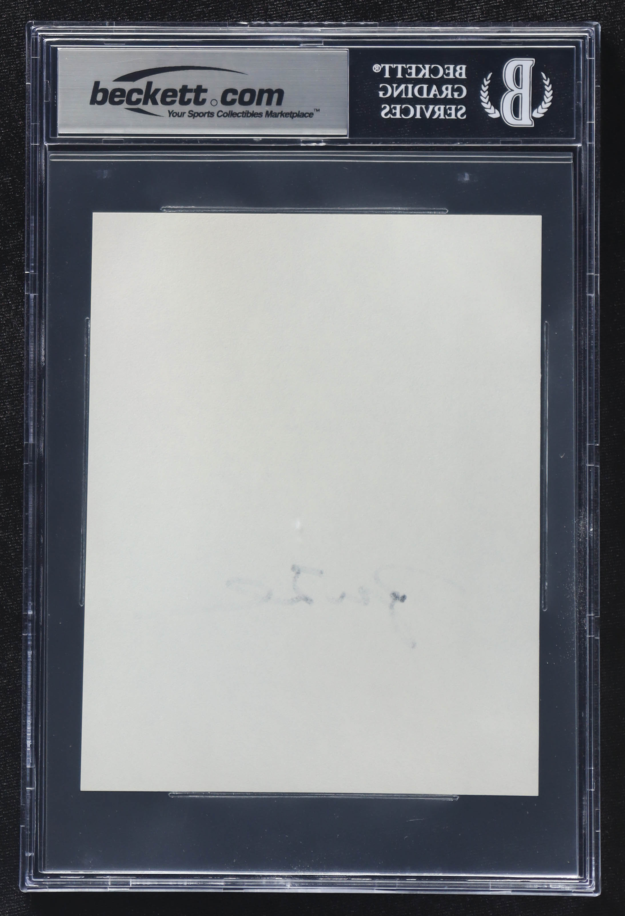 George W. Bush Signed 5x6 Cut (BGS) at PristineAuction.com George W. Bush Signed 5x6 Cut (BGS) at PristineAuction.com