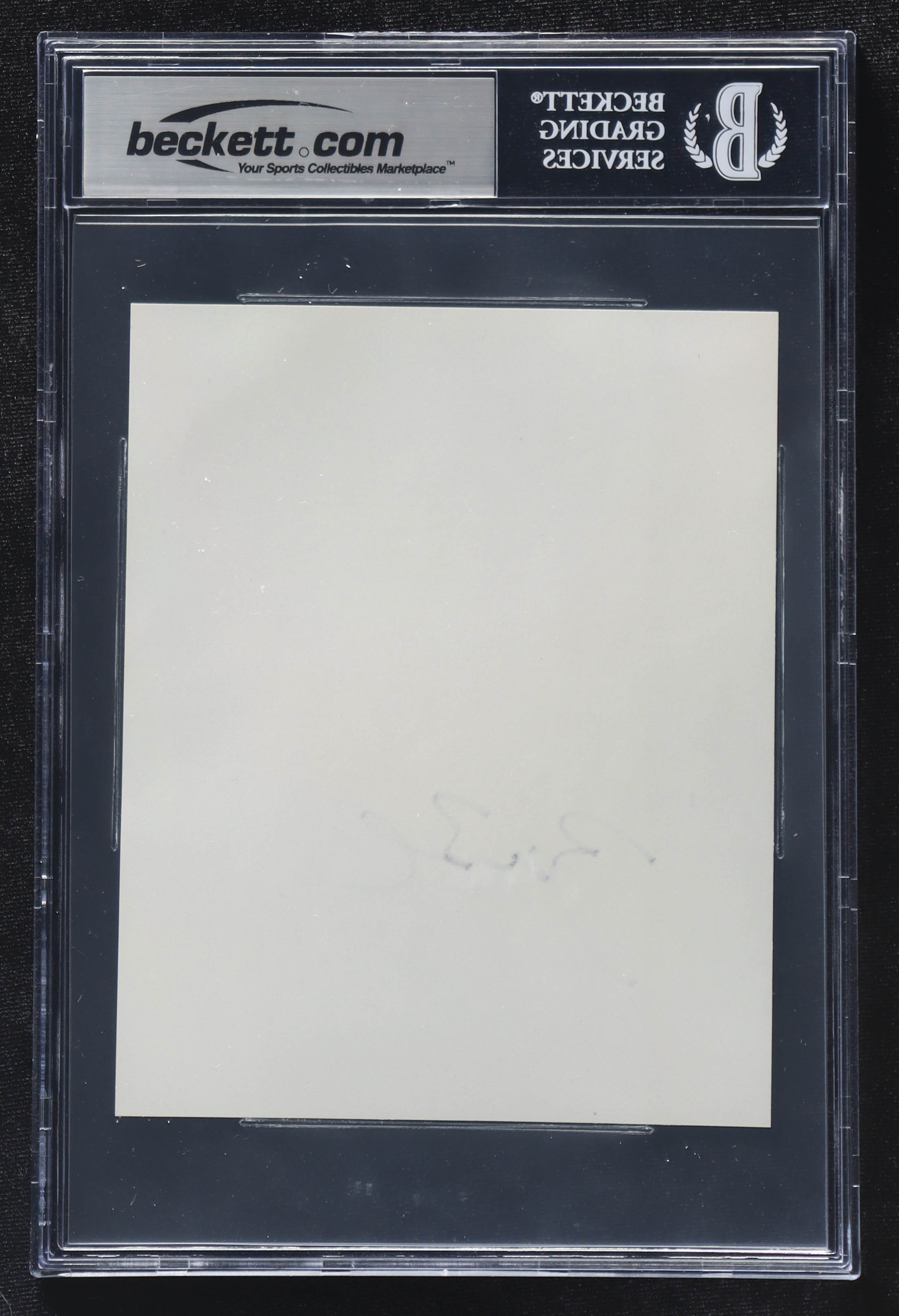 George W. Bush Signed 5x6 Cut (BGS) at PristineAuction.com George W. Bush Signed 5x6 Cut (BGS) at PristineAuction.com