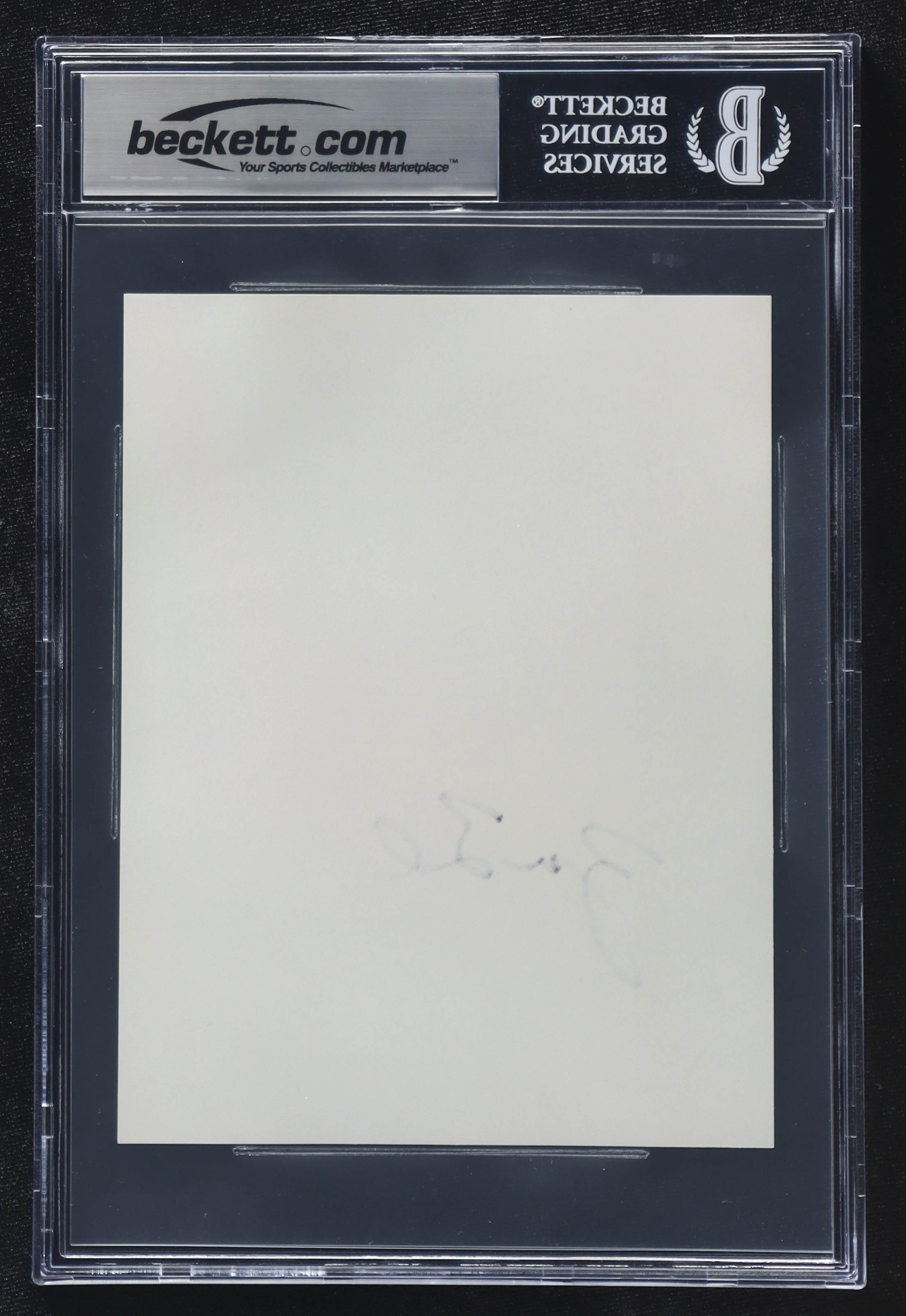 George W. Bush Signed 5x6 Cut (BGS) at PristineAuction.com George W. Bush Signed 5x6 Cut (BGS) at PristineAuction.com