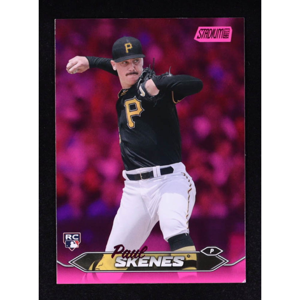 Paul Skenes 2024 Stadium Club Pink Foil #237 RC at PristineAuction.com