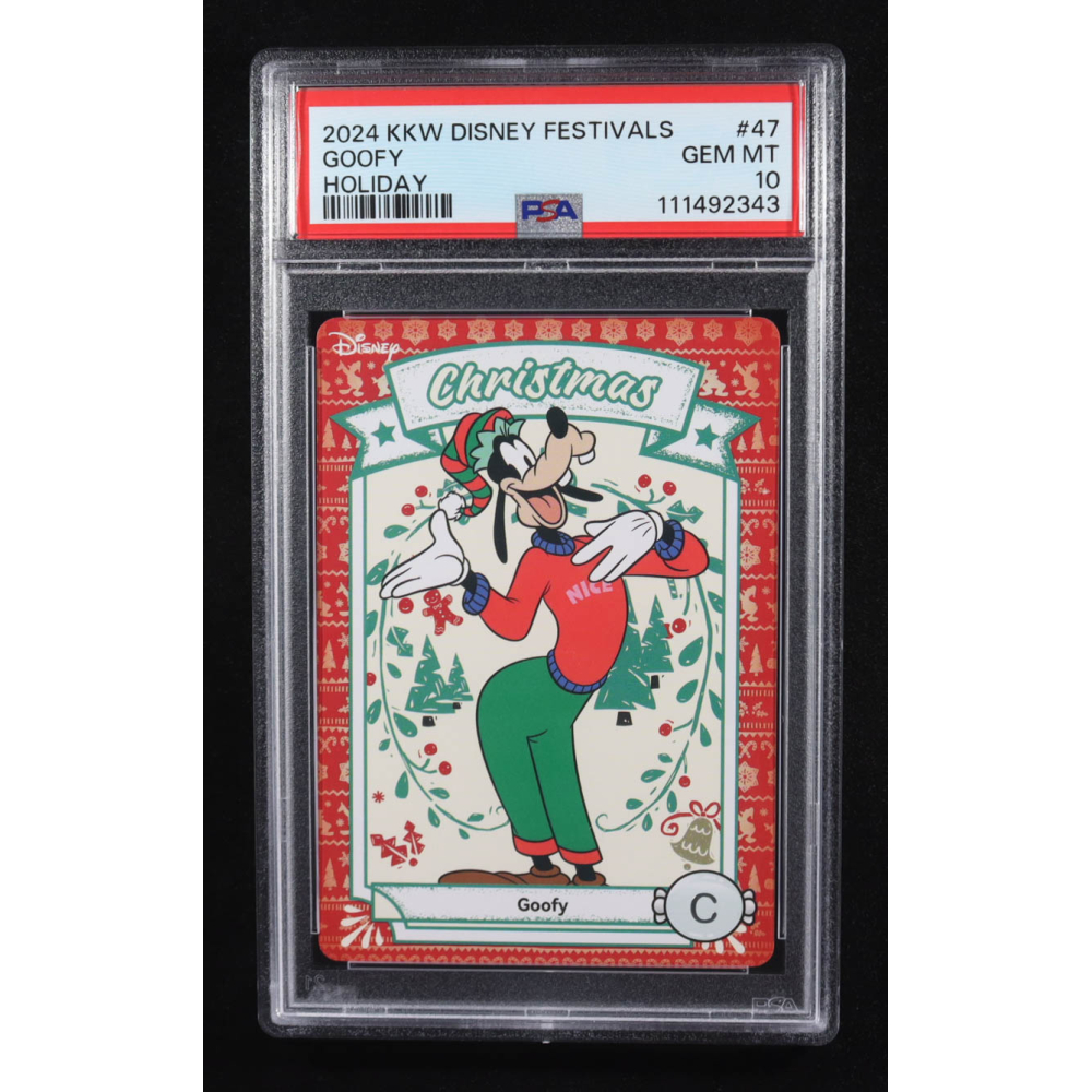 Goofy 2024 KKW Disney Festivals Holiday Christmas #47 (PSA 10) at PristineAuction.com