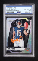 Rome Odunze 2024 Panini Prizm Rookie Variations Prizms Silver #36 RC (PSA | Auto Grade PSA Authentic) at PristineAuction.com