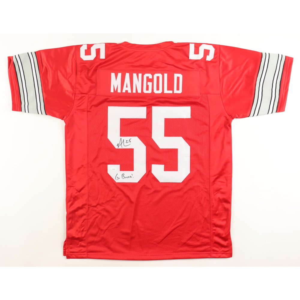 Nick Mangold Signed Jersey Inscribed "Go Buccs!" (JSA) at PristineAuction.com