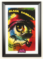 1971 "Black Sabbath" Long Island Concert Custom Framed Poster with Black Sabbath Patch at PristineAuction.com