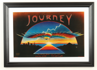 1980 "Journey" Oakland Stadium Concert Custom Framed Poster at PristineAuction.com