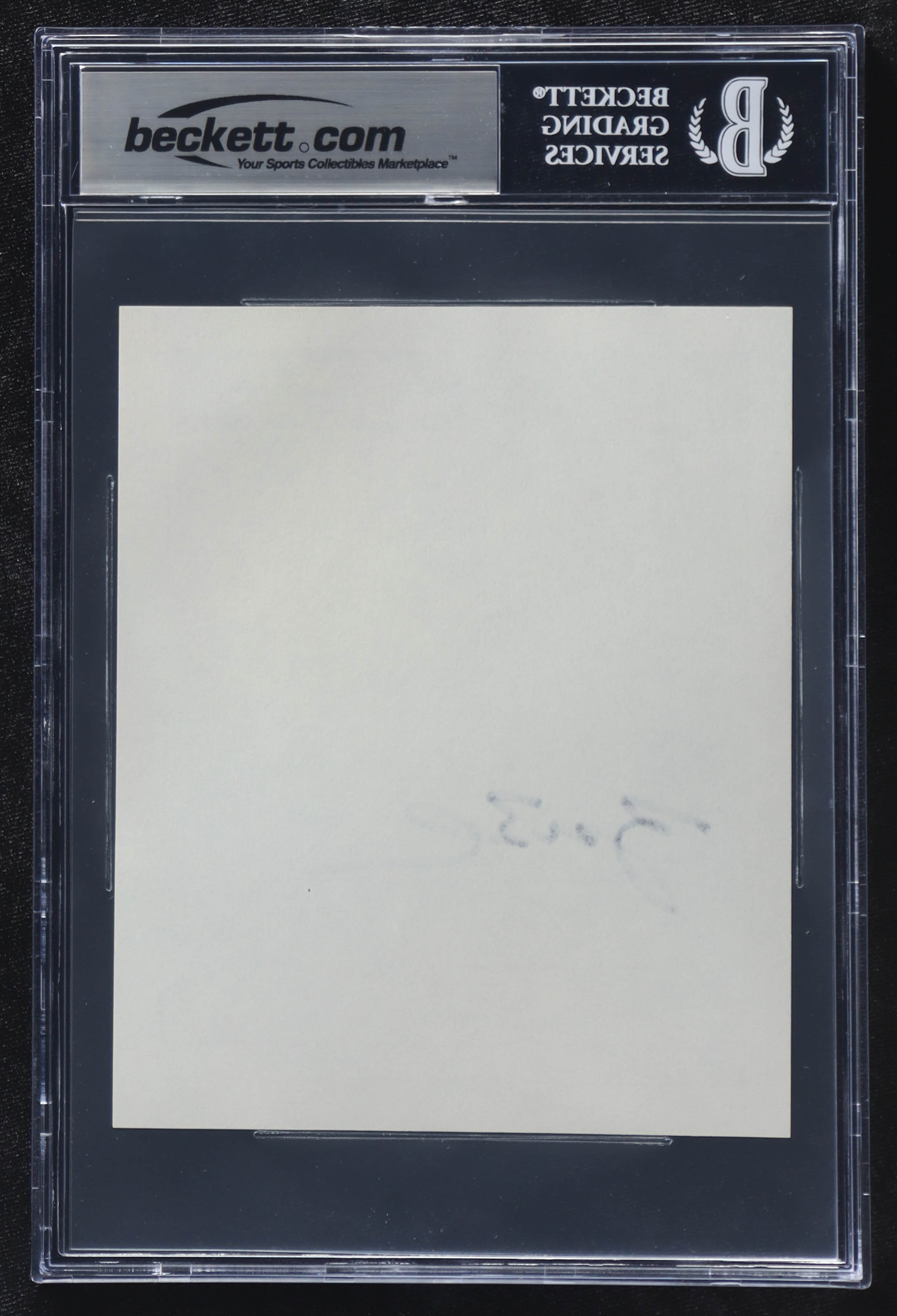 George W. Bush Signed 5x6 Cut (BGS) at PristineAuction.com George W. Bush Signed 5x6 Cut (BGS) at PristineAuction.com