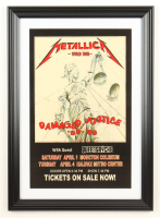 1988 "Metallica: Damaged Justice" World Tour Custom Framed Poster at PristineAuction.com