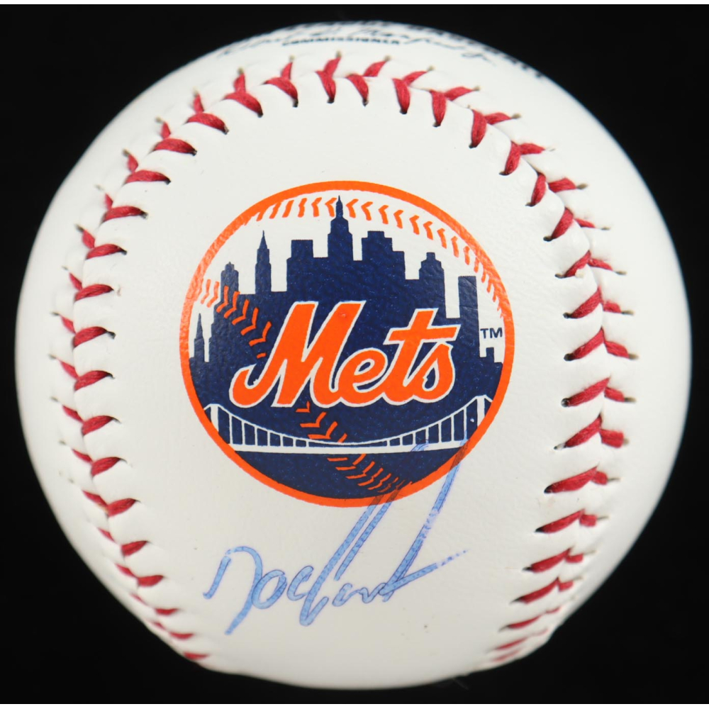 Dwight "Doc" Gooden Signed OML Mets Logo Baseball (AWM) at PristineAuction.com